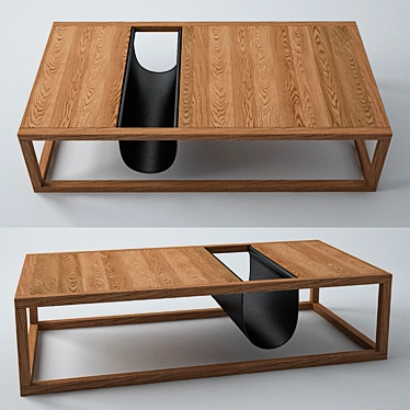 Multifunctional Magazine Table 3D model image 1 