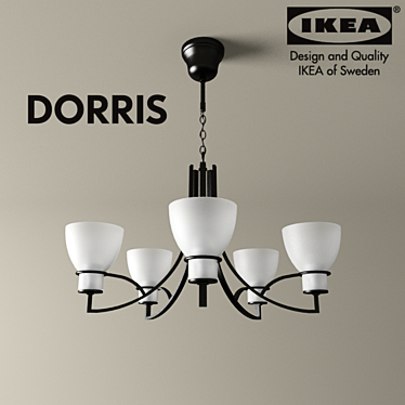 Dorris Suspension: 5 Shades of Light 3D model image 1 