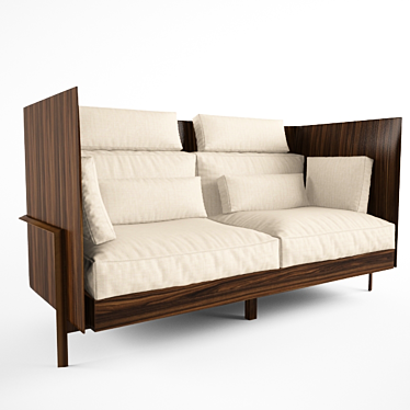 Elegant Restoration Hardware Sofa 3D model image 1 