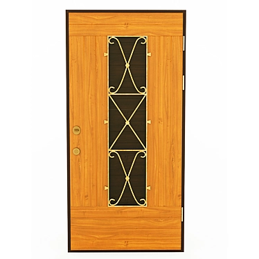 Premium Wood Doors by Kommunar 3D model image 1 