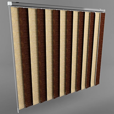 Moderna Vertigo Vertical Curtain 3D model image 1 