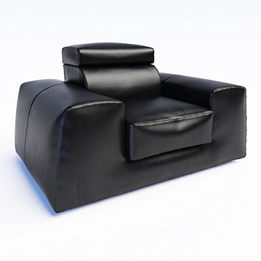 Executive Comfort Armchair 3D model image 1 