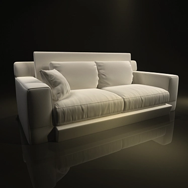 Modern Comfort Sofa 3D model image 1 