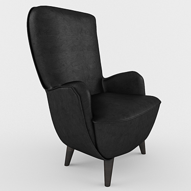 Elegant Ergonomic Chair 3D model image 1 