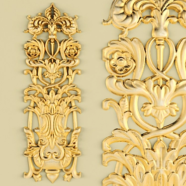 Elegant Carvings & Moldings 3D model image 1 