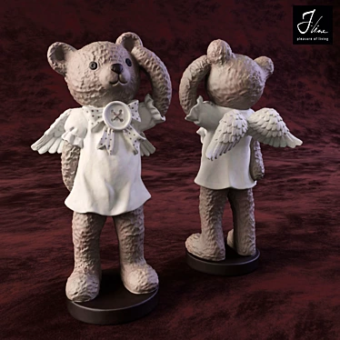 Oscar Bear Plush Toy 3D model image 1 