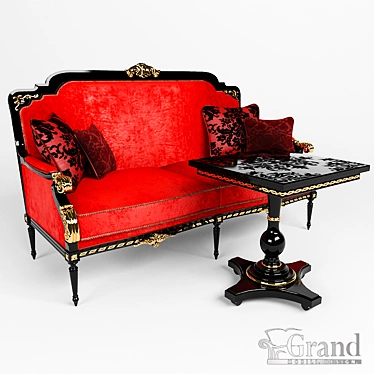 &quot;Beatrice&quot; sofa and table, the factory &quot;Grand&quot;