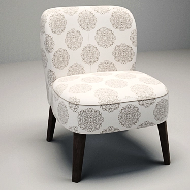 Sleek Scandinavian Style Ikea Chair 3D model image 1 