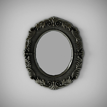 Decorative Molding with Intricate Mirror Design 3D model image 1 