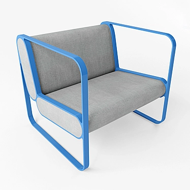 Modern Ova Easy Chair 3D model image 1 
