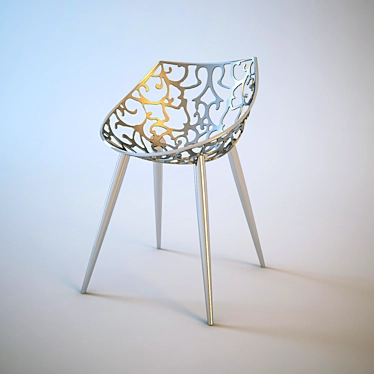 Delicate Driade Dining Chair 3D model image 1 