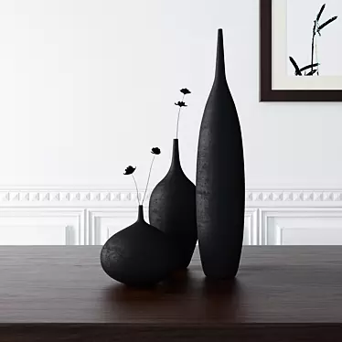 Elegant Vases by Sara Paloma 3D model image 1 