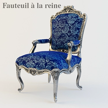 Classic Royal Armchair 3D model image 1 