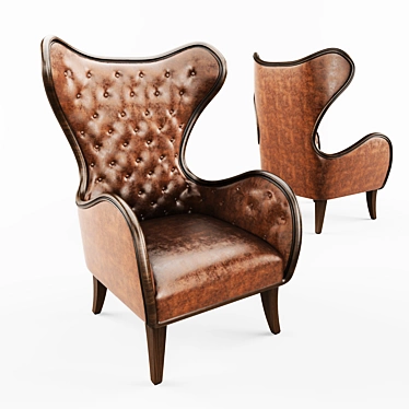 Timeless Armchair: Classic Elegance 3D model image 1 