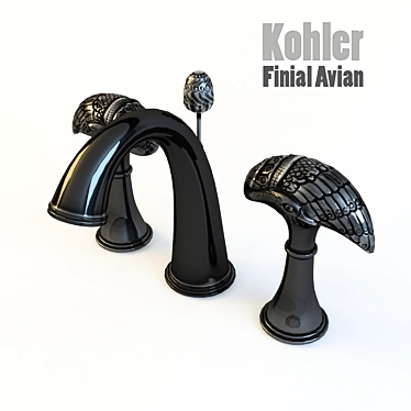 Title: Kohler Finial Avian Faucet Kit 3D model image 1 
