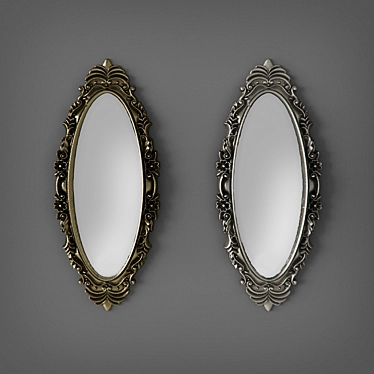 Elegant Classic Mirror 3D model image 1 