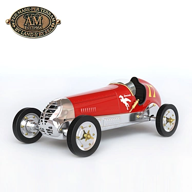 Authentic Models Spindizzy 1:8 Aluminum Super Car 3D model image 1 