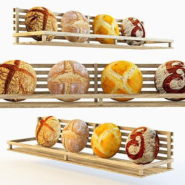 Decorative Room Bread 3D model image 1 