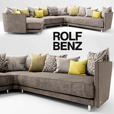 Modern and Stylish Sofa ROLF BENZ ONDA 3D model image 1 