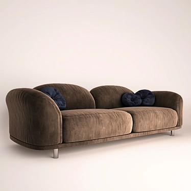  Heavenly Comfort: Cloud Sofa 3D model image 1 