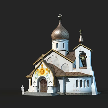 Trinity Church: Sacred Monument in New 3D model image 1 