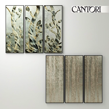 Enchanting Forest Fronda: Cantori Paintings 3D model image 1 