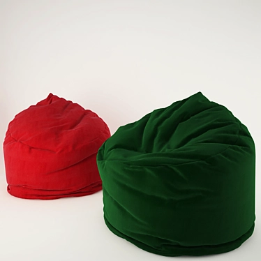 RelaxiBag: Comfy Bean Bag Chair 3D model image 1 