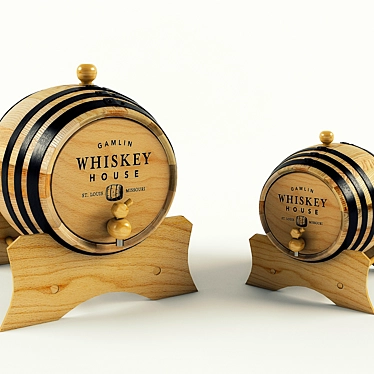 Barrel-Aged Whiskey: Oak Bliss 3D model image 1 