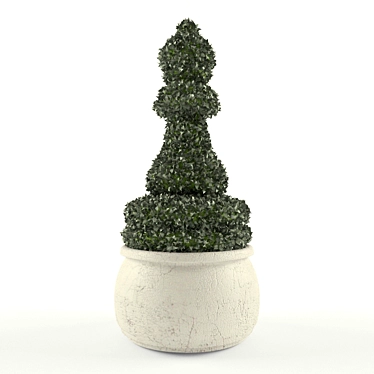 Chessboard Topiary 3D model image 1 