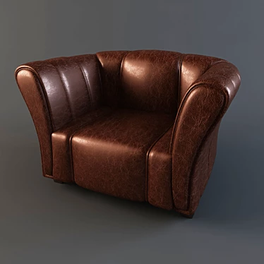 ErgoComfort Armchair 3D model image 1 