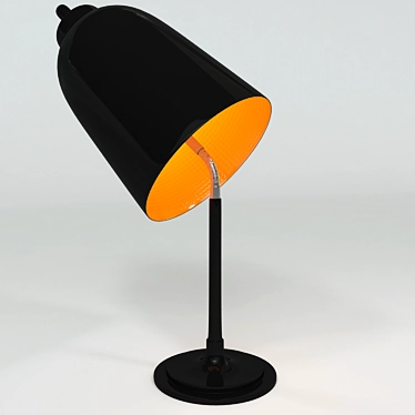 Modern Indian-inspired Table Lamp - Stille T2 3D model image 1 