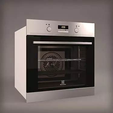 Electrolux EOB3311AOX Oven: Compact and Powerful 3D model image 1 
