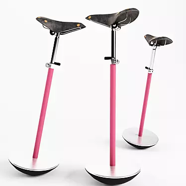 Stylish Sella Bike Chair 3D model image 1 