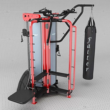 Title: Ultimate Fitness Hoist 3D model image 1 