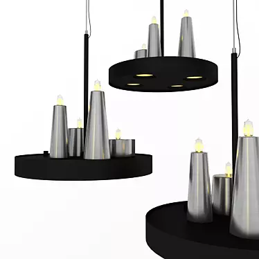 Exquisite Friendship Lamp - 40x40 Dimensions 3D model image 1 