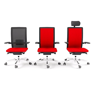 Sleek Office Chair Design 3D model image 1 