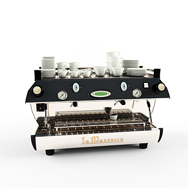 Title: Luxury Espresso System: La Marzocco GB5 3D model image 1 