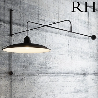 Vintage Wall Lamp RH 3D model image 1 