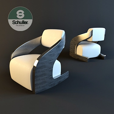 Elegant Schuller Chair 3D model image 1 