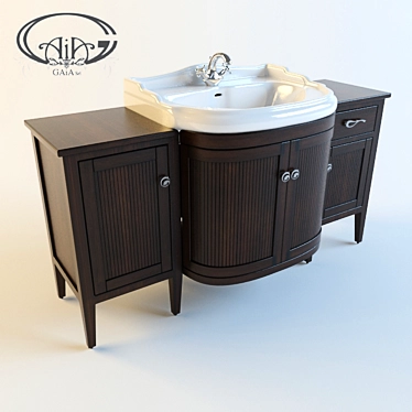 Gaia Eco-Friendly Body Cleanser 3D model image 1 