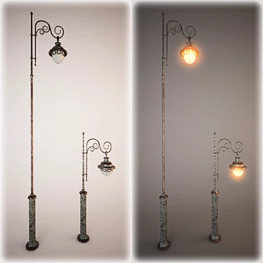 Dual-Mode Street Lights 3D model image 1 