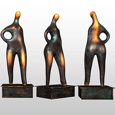  Primitive Mirra Sculpture 3D model image 1 