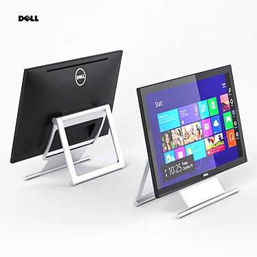 Dell 21.5" Touch Monitor: Enhanced Interactivity! 3D model image 1 