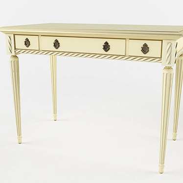 Elegant Melange Terina Console 3D model image 1 