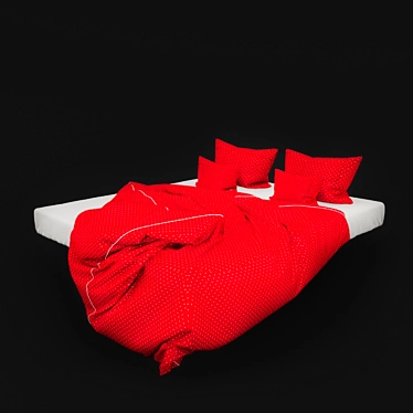  Cozy Comfort: Blankets & Pillows 3D model image 1 