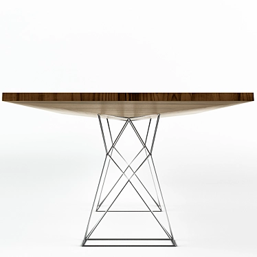 Modloft Curzon Dining Table 3D model image 1 