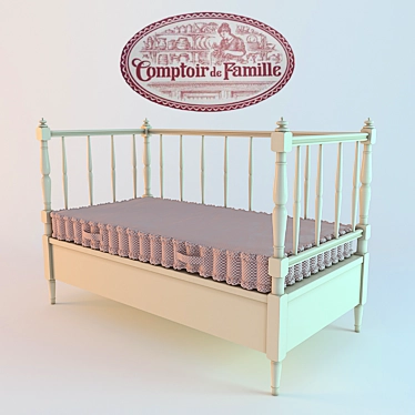 Comptoir de Famille Antoinette Bench 3D model image 1 