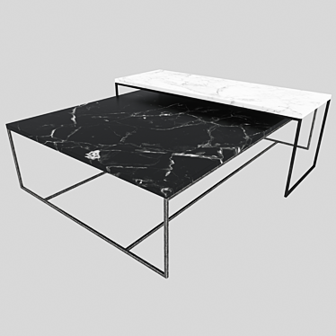 Stylish Minotti Coffee Table 3D model image 1 