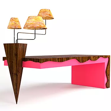 Modern Coffee Table: Fbx+Max2014 3D model image 1 