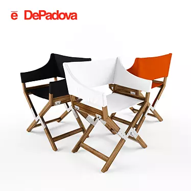 Foldable DePadova Sundance Chair 3D model image 1 